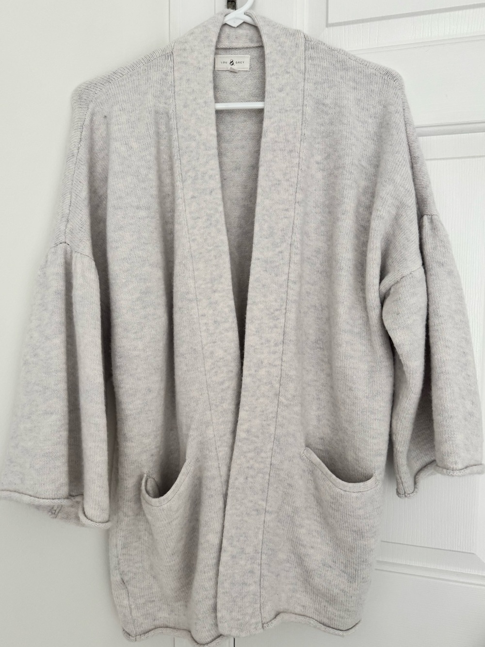 Lou & Grey Light Gray Sweater